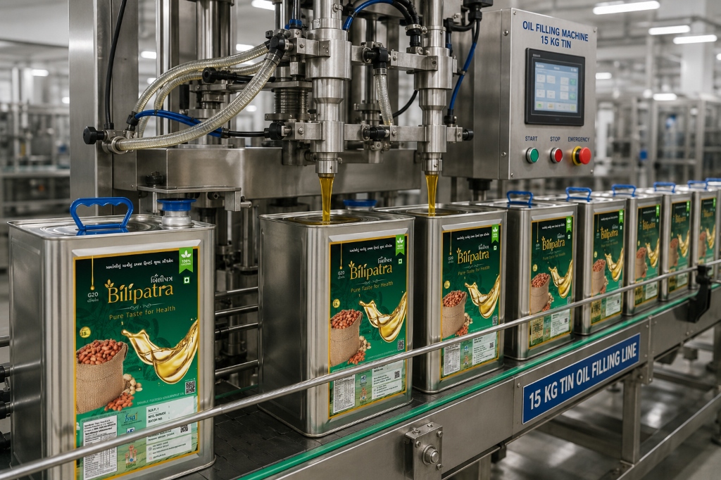 Bilipatra 15 Kg Tin Oil Filling Line