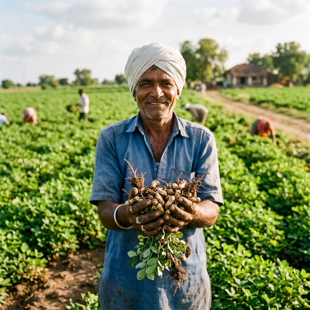 Organic Groundnut Farms of Saurashtra, Gujarat